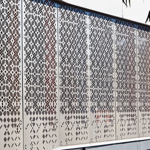 Perforated Exterior Aluminum Panels