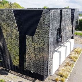 Perforated Aluminum Curtain Wall