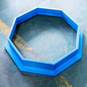 Hexagonal aluminum veneer