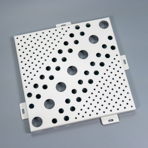 Customized perforated aluminum veneer for exterior wall